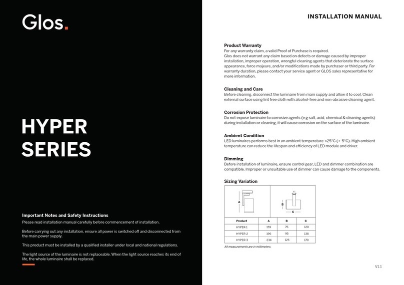 Glos HYPER Series Manuel utilisateur