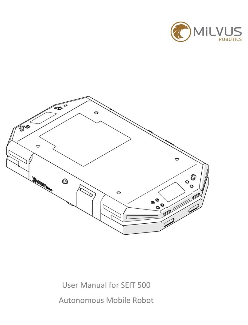 Milvus Robotics SEIT 500 Manuel utilisateur