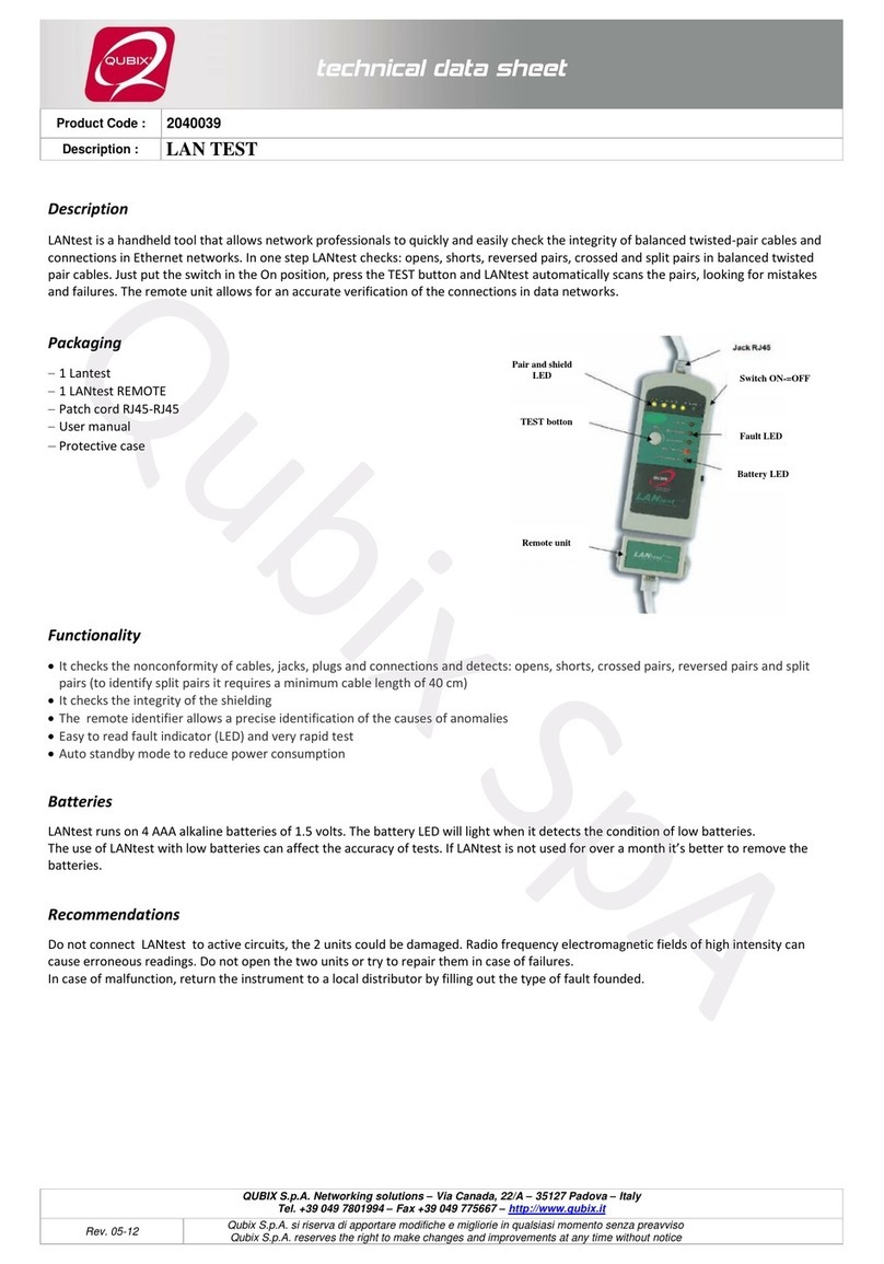 QUBIX 2040039 Mode d’emploi