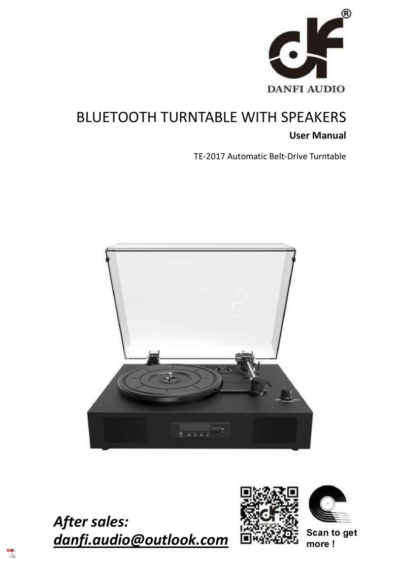 DANFI AUDIO TE-2017 Manuel utilisateur