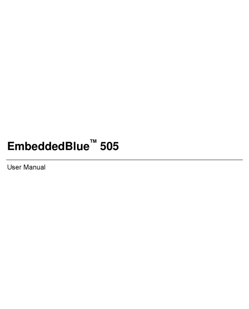 A7 Engineering EmbeddedBlue 505 Manuel utilisateur