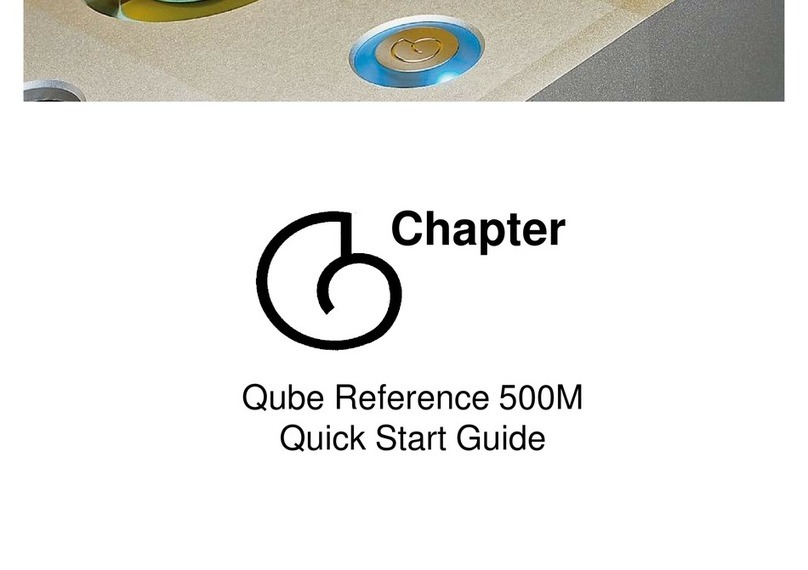 Chapter Qube Reference 500M Manuel utilisateur