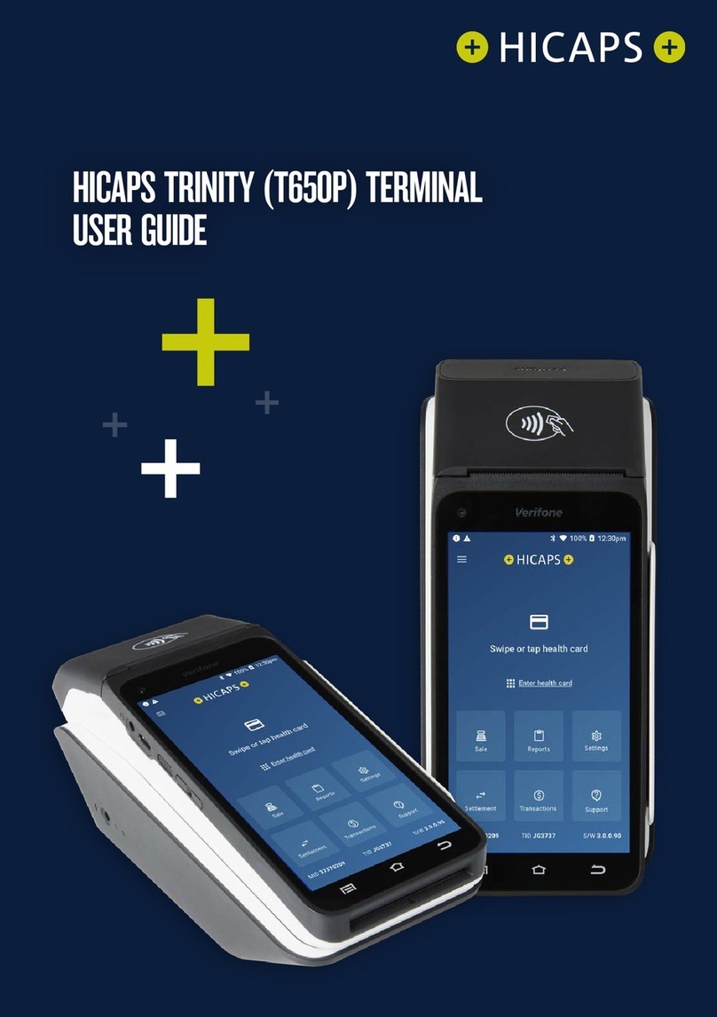 HICAPS TRINITY Manuel utilisateur
