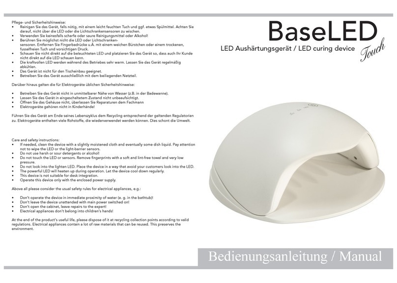 BaseLED Touch Manuel utilisateur