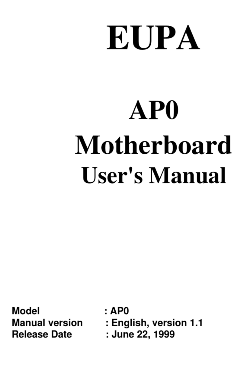 EUPA AP0 Manuel utilisateur