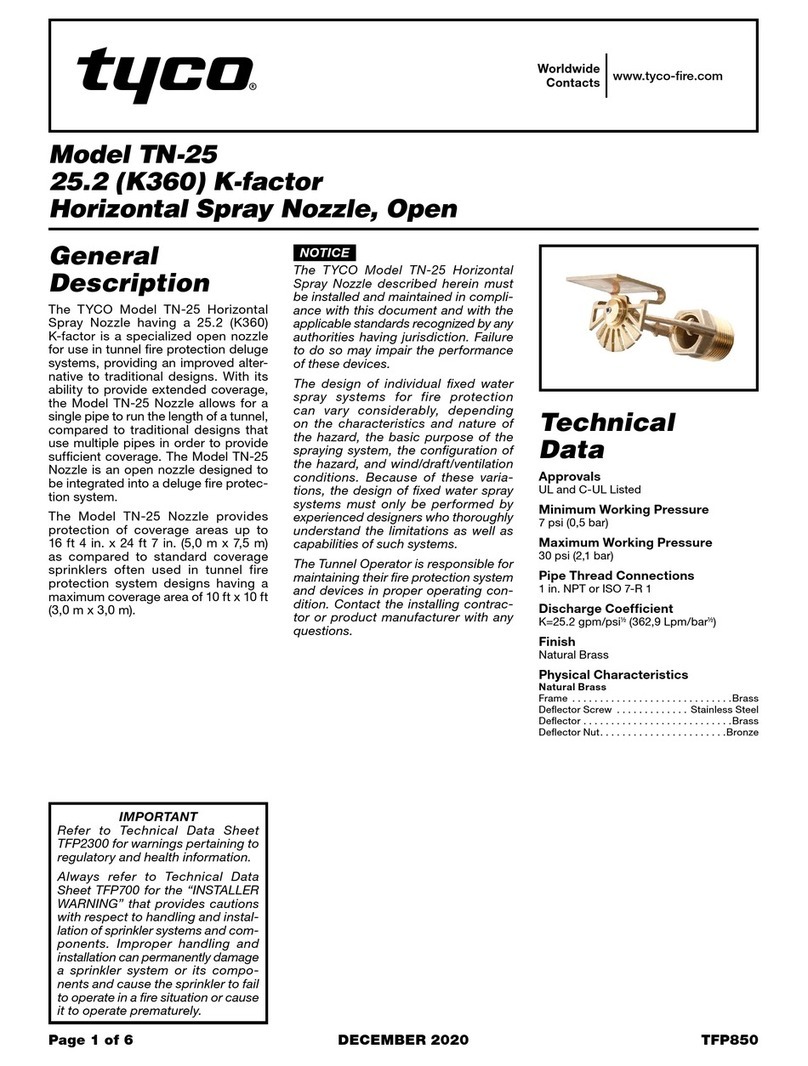 Tyco TN-25 Manuel utilisateur