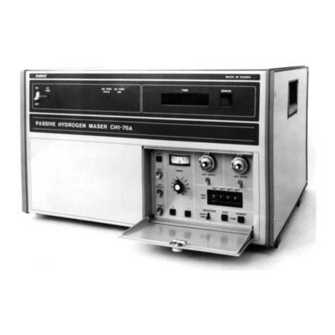 KVARZ CH1-76A Manuel utilisateur