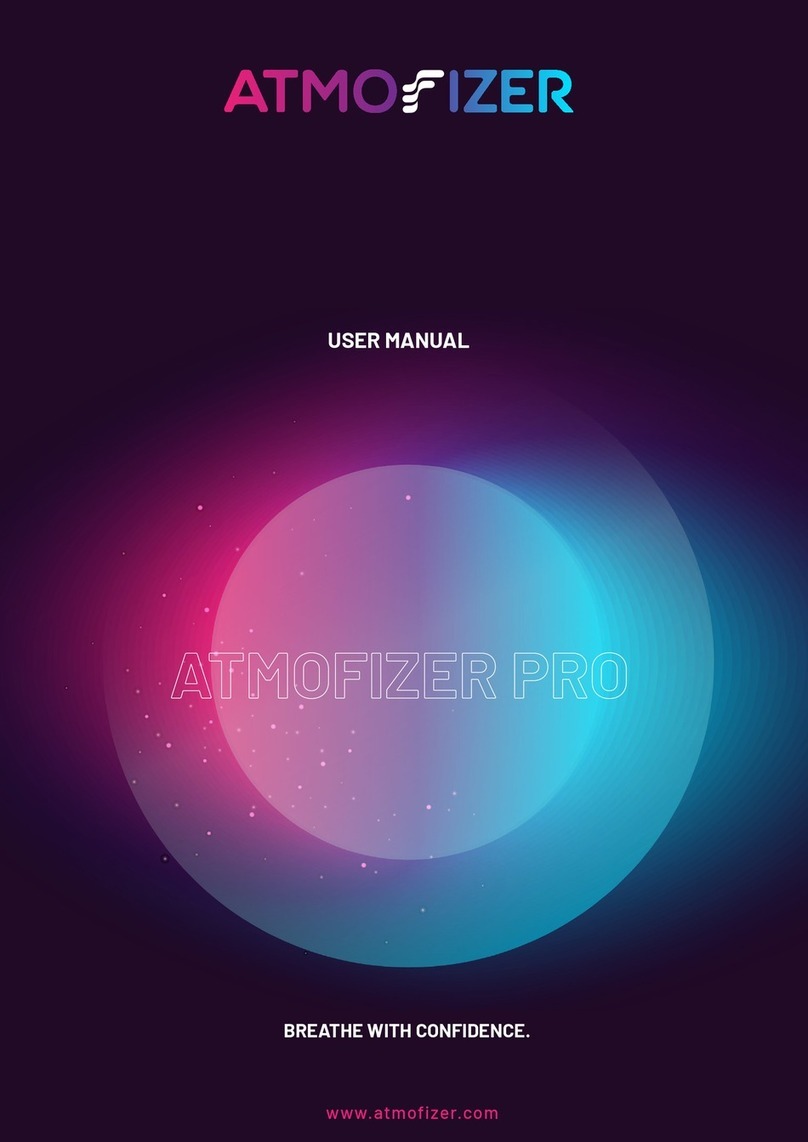 ATMOFIZER PRO WHITE Manuel utilisateur