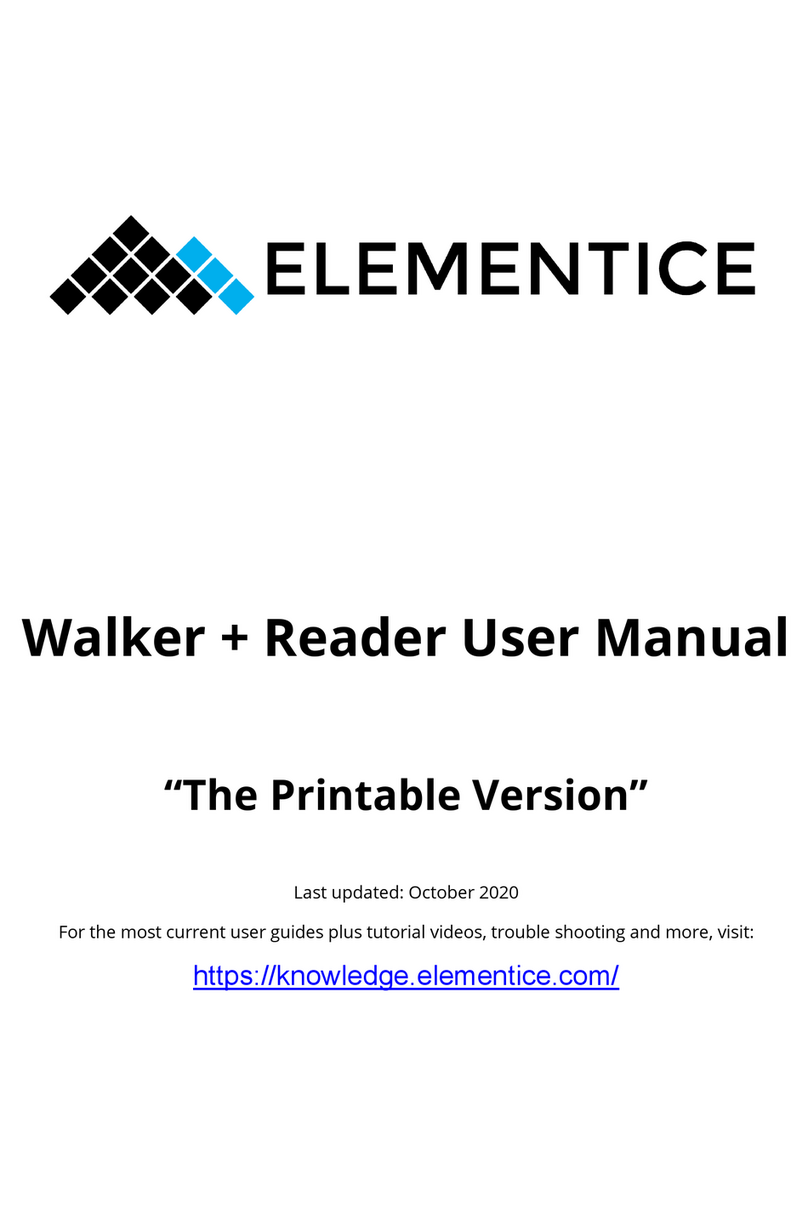 ELEMENTICE Walker+ Manuel utilisateur