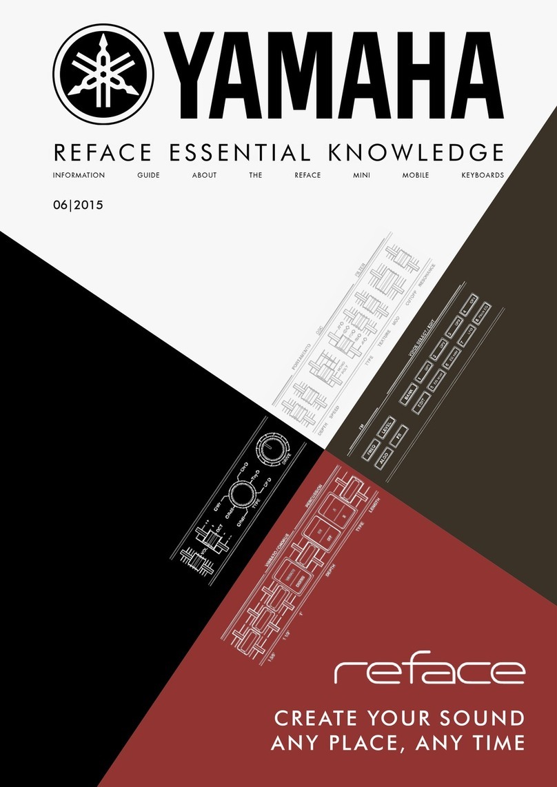 Yamaha reface Manuel utilisateur
