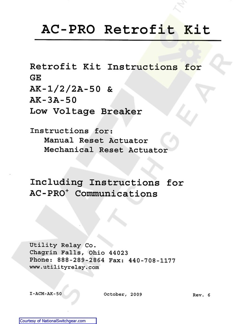 Utility Relay AC-PRO Manuel utilisateur