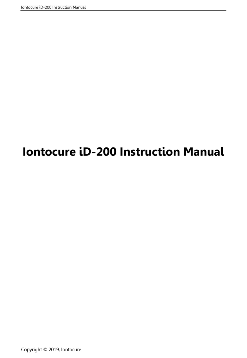 Iontocure iD-200 Manuel utilisateur