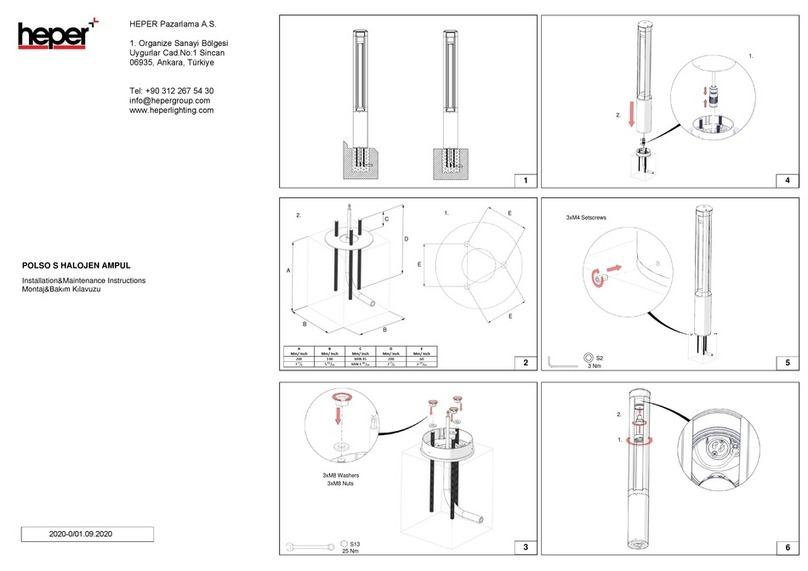 HEPER POLSO S Instructions d'installation et d'utilisation