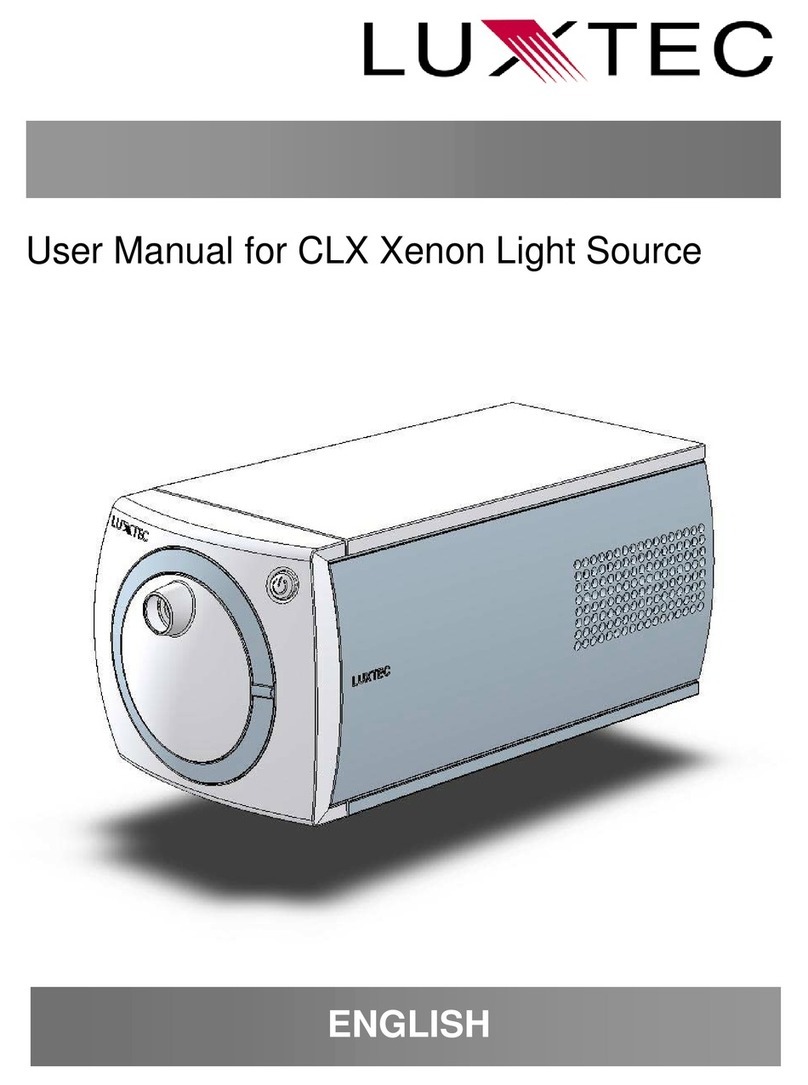 LUXTEC CLX Manuel utilisateur