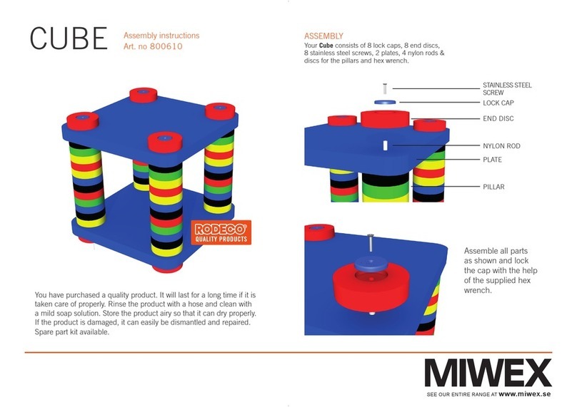 Miwex Cube Manuel utilisateur