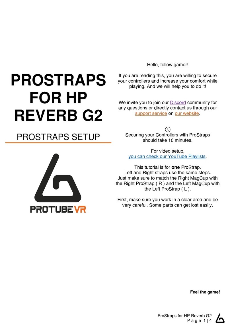 ProTubeVR PROSTRAPS Manuel