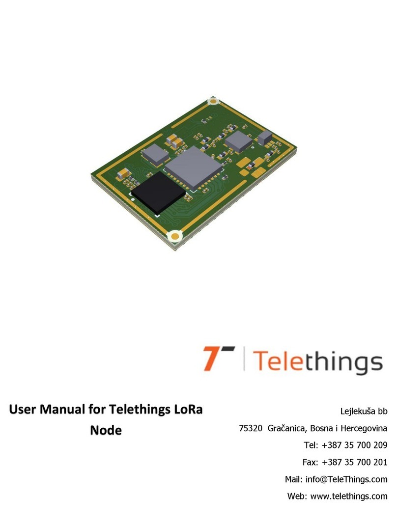 Telethings LoRa Node Manuel utilisateur