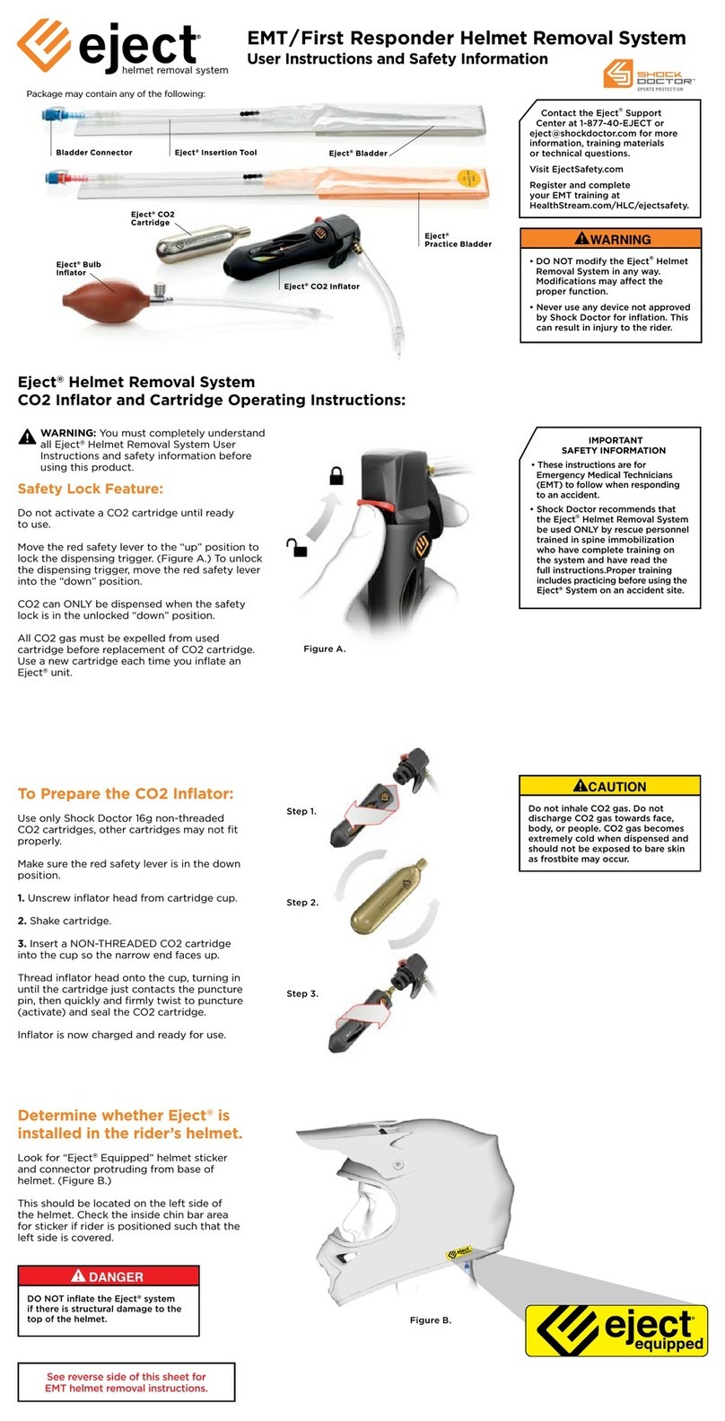 Shock Doctor eject Instructions originales