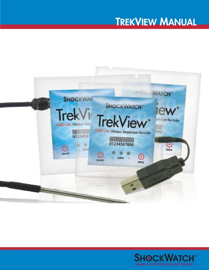 ShockWatch Trekview Manuel utilisateur