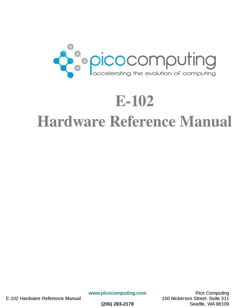 Pico Computing E-102 Guide rapide de l'utilisateur