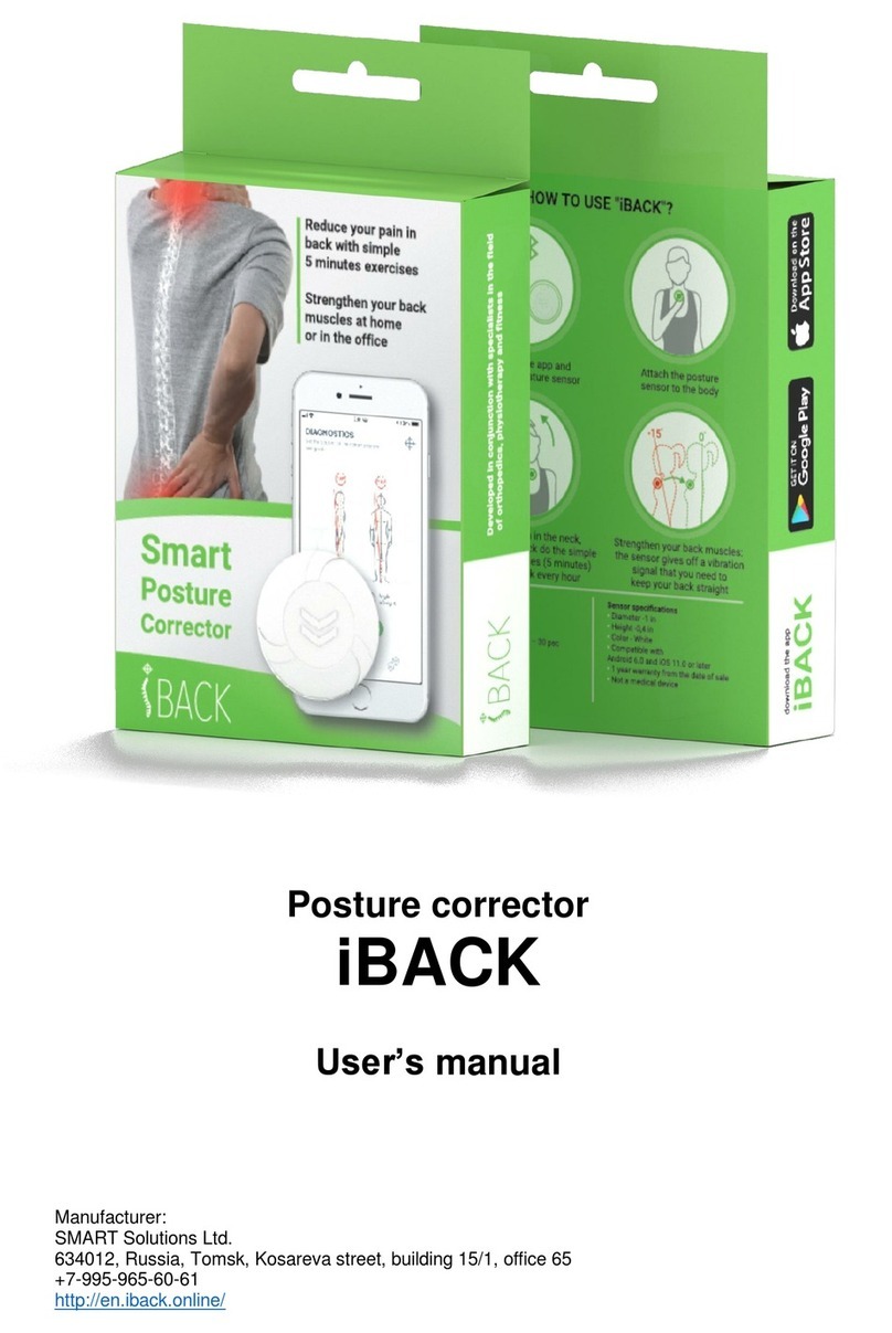 SMART Solutions iBACK Manuel utilisateur