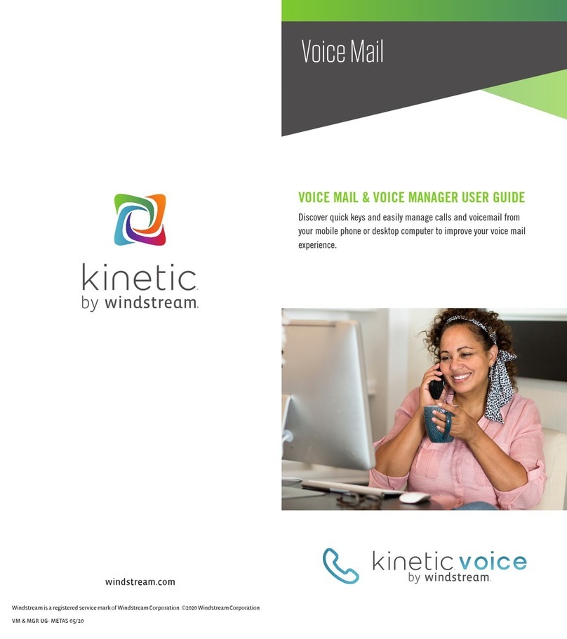 WINDSTREAM kinetic Manuel utilisateur WINDSTREAM kinetic Manuel utilisateur