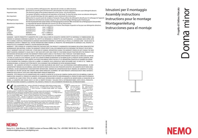 Nemo Donna minor Manuel utilisateur