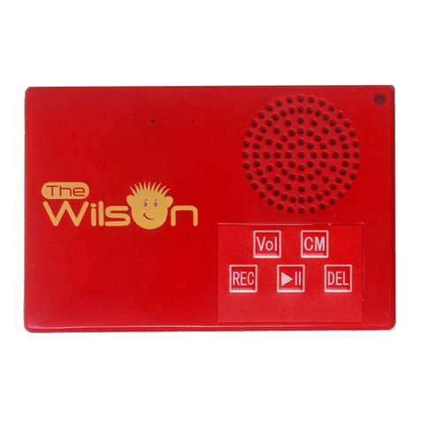 Wilson Electronics MINI RECORDER 3 Manuel utilisateur