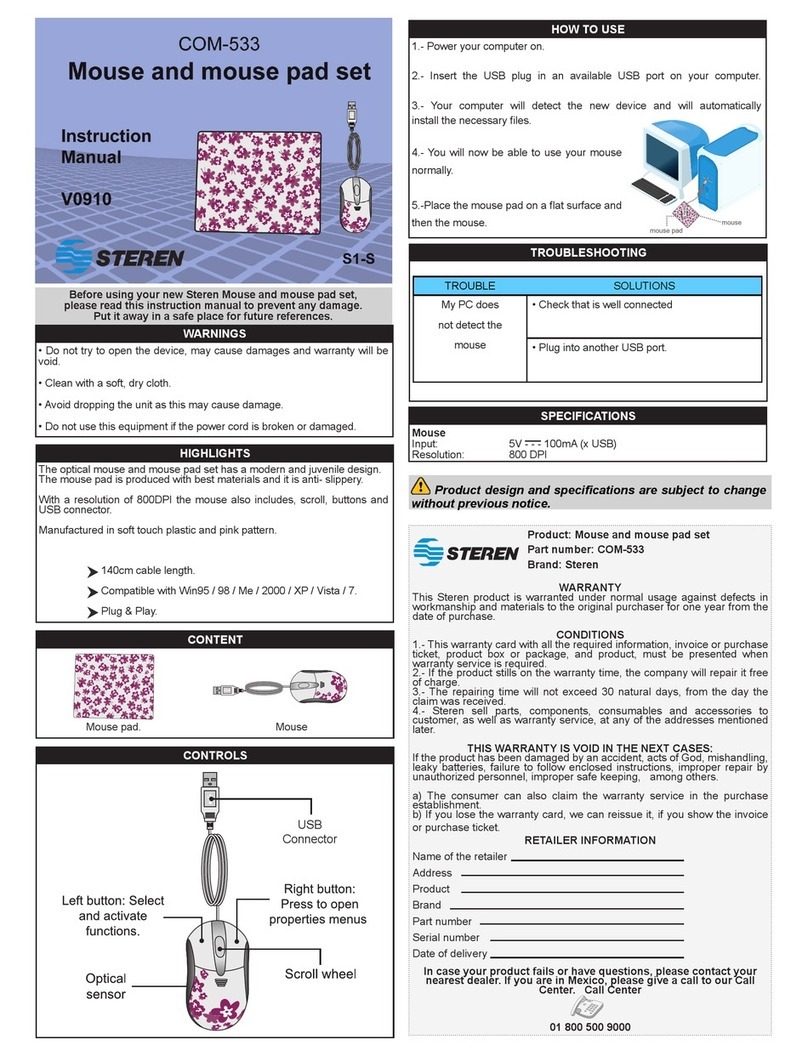 Steren COM-533 Manuel utilisateur