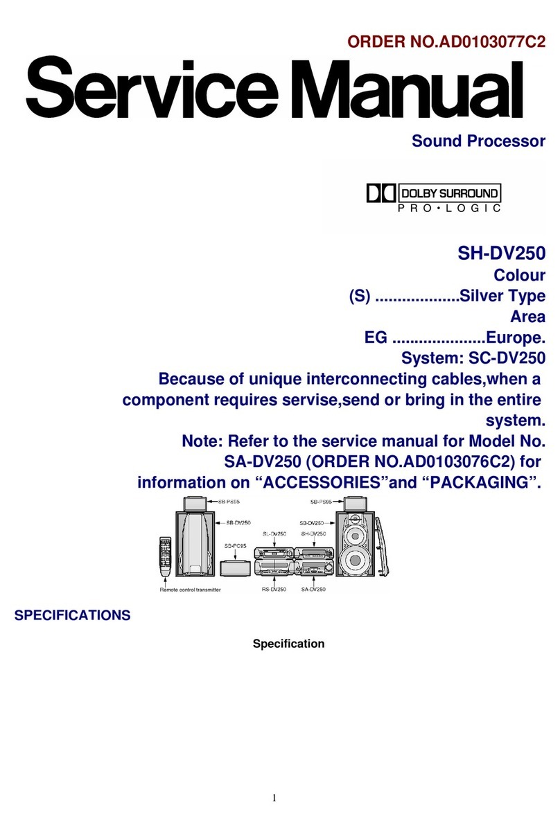 Technics SH-DV250 Manuel utilisateur