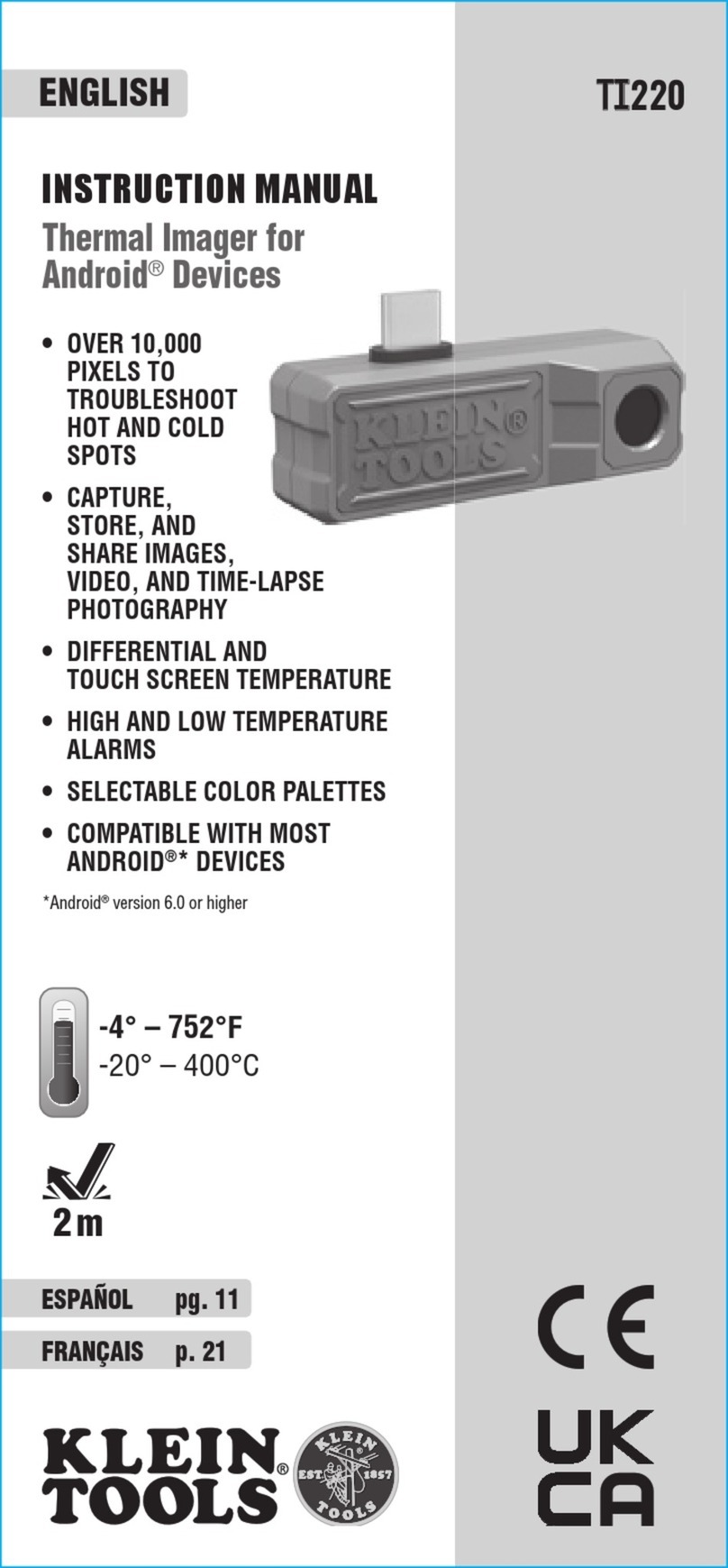 Klein Tools TI220 Manuel utilisateur
