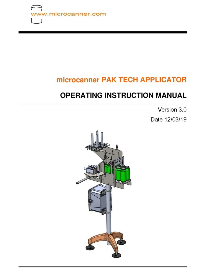 Microcanner PAK TECH Mode d’emploi Microcanner PAK TECH Mode d’emploi