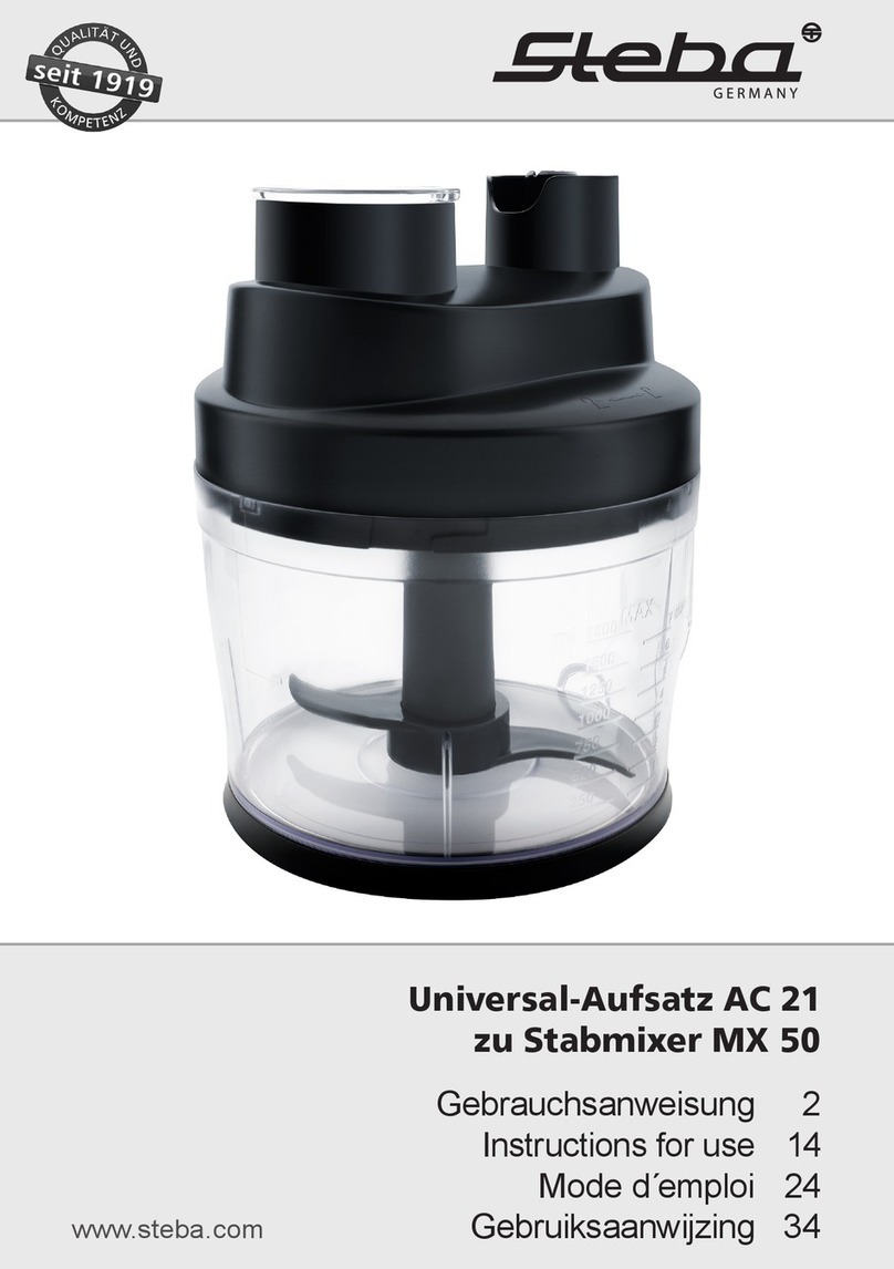 Steba AC 21 Manuel utilisateur