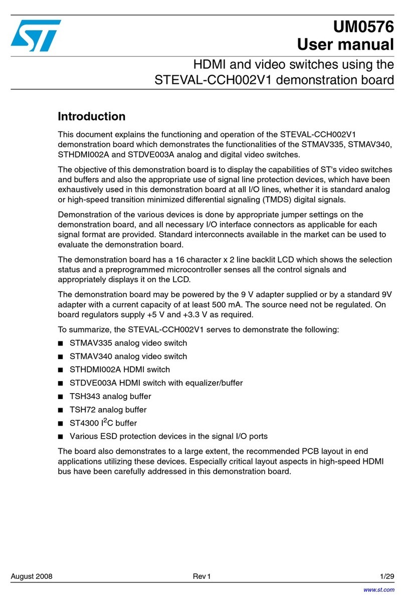 ST STEVAL-CCH002V1 Manuel utilisateur
