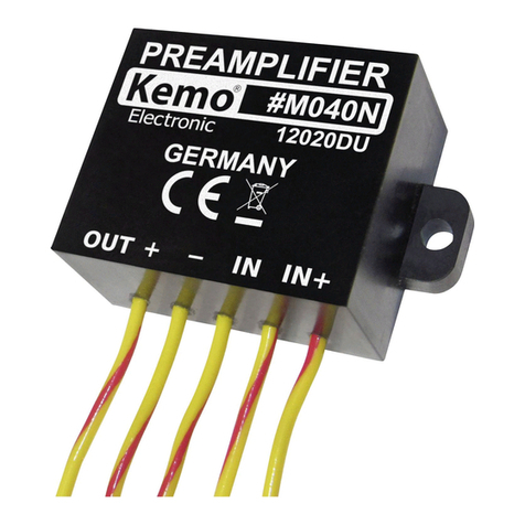 Kemo M040N Manuel utilisateur