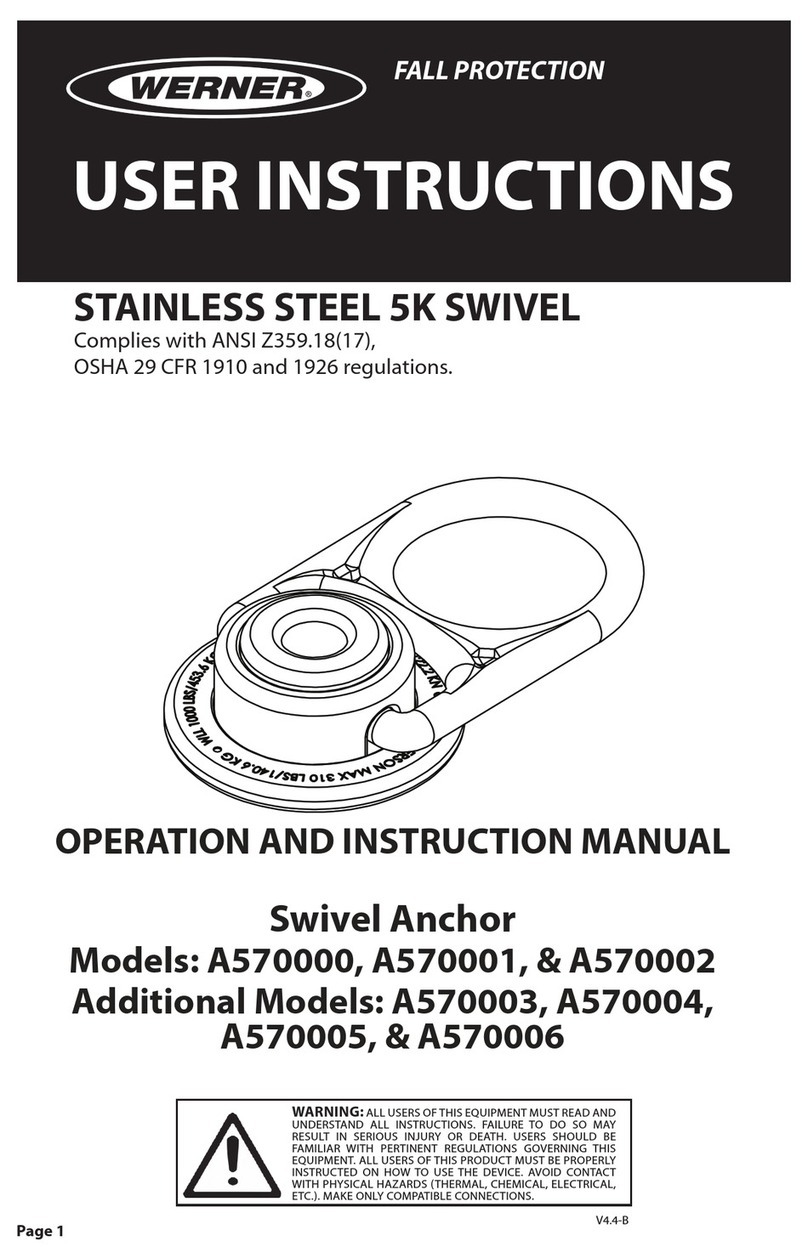 Werner A570000 Manuel utilisateur Werner A570000 Manuel utilisateur