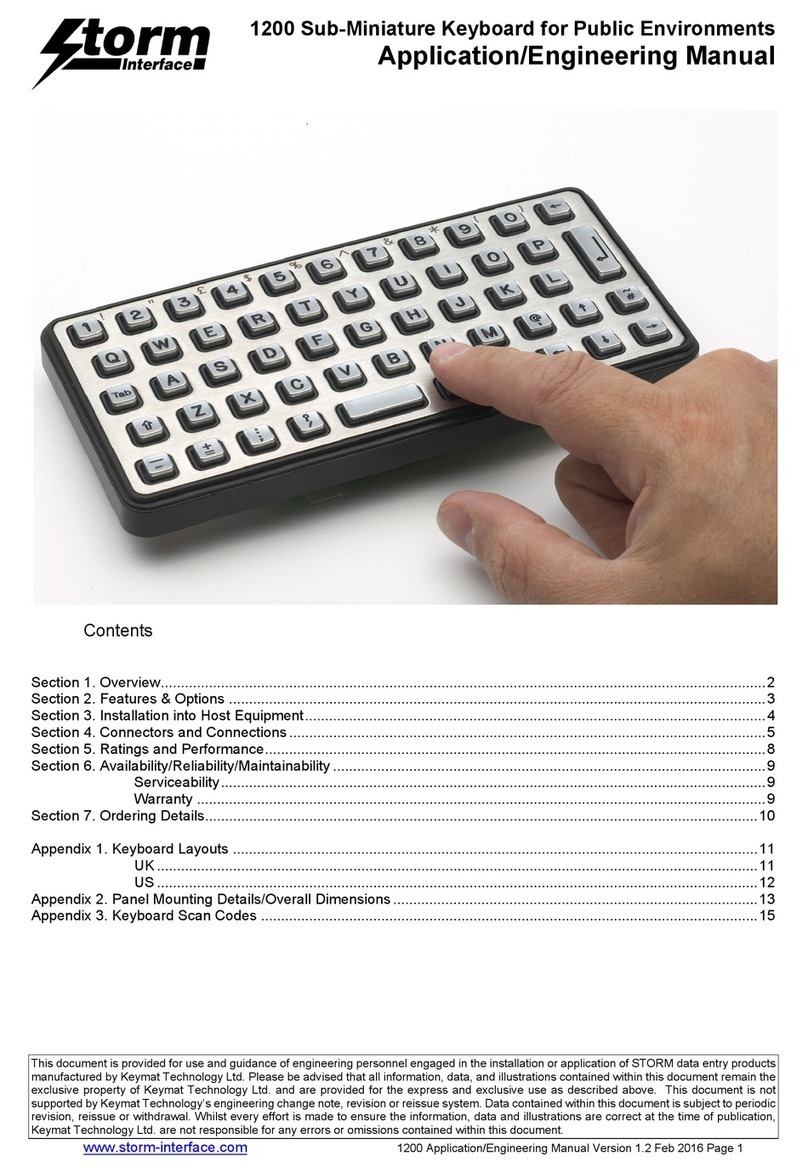 Storm Interface 1200-MK000 Manuel utilisateur Storm Interface 1200-MK000 Manuel utilisateur