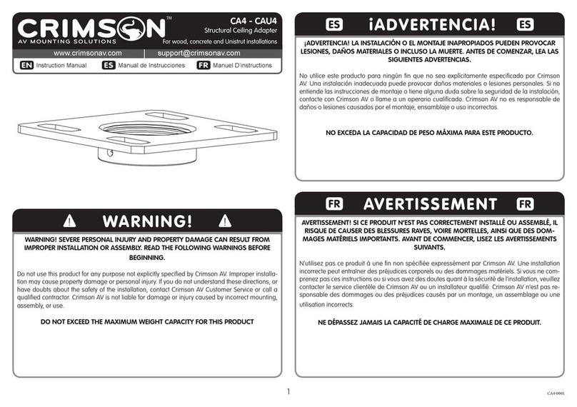Crimson CA4 Manuel utilisateur