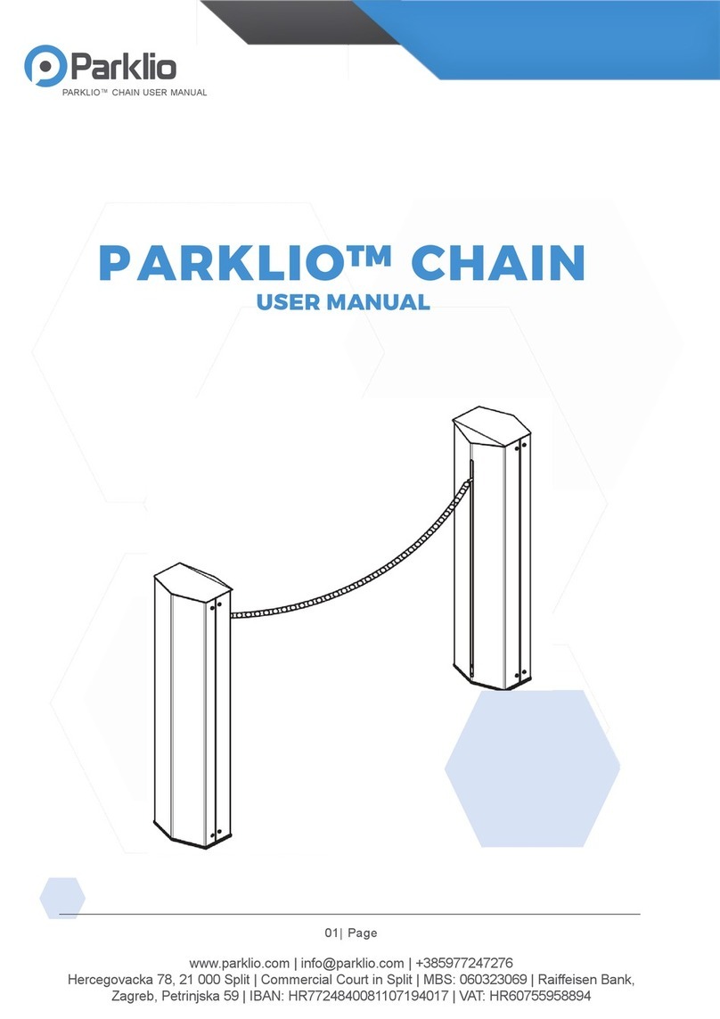 Parklio CHAIN Manuel utilisateur