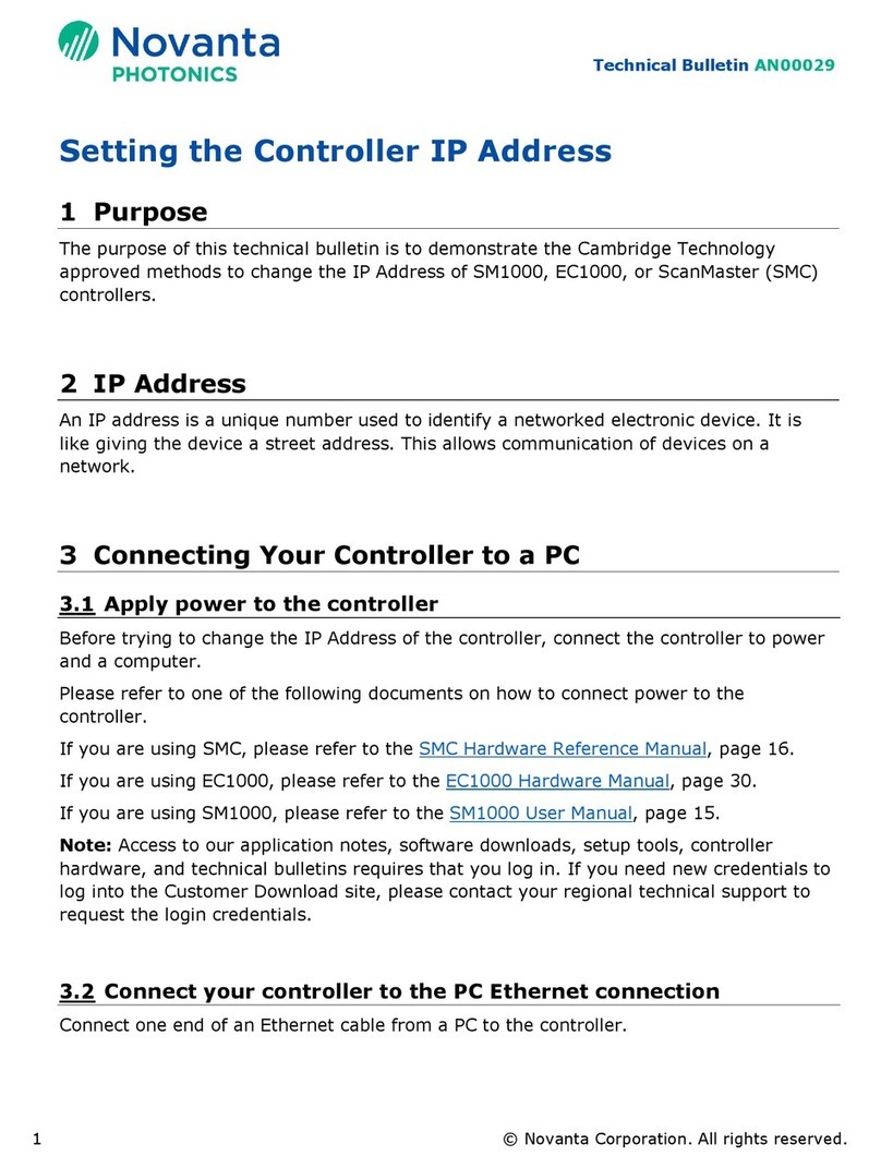 Cambridge Technology ScanMaster Manuel de service
