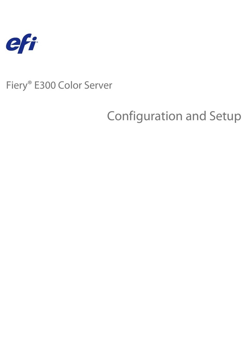 EFI Fiery E300 Guide rapide