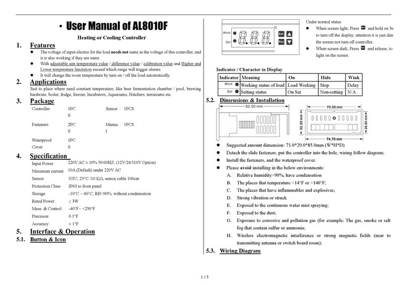 Kerda AL8010F Manuel utilisateur