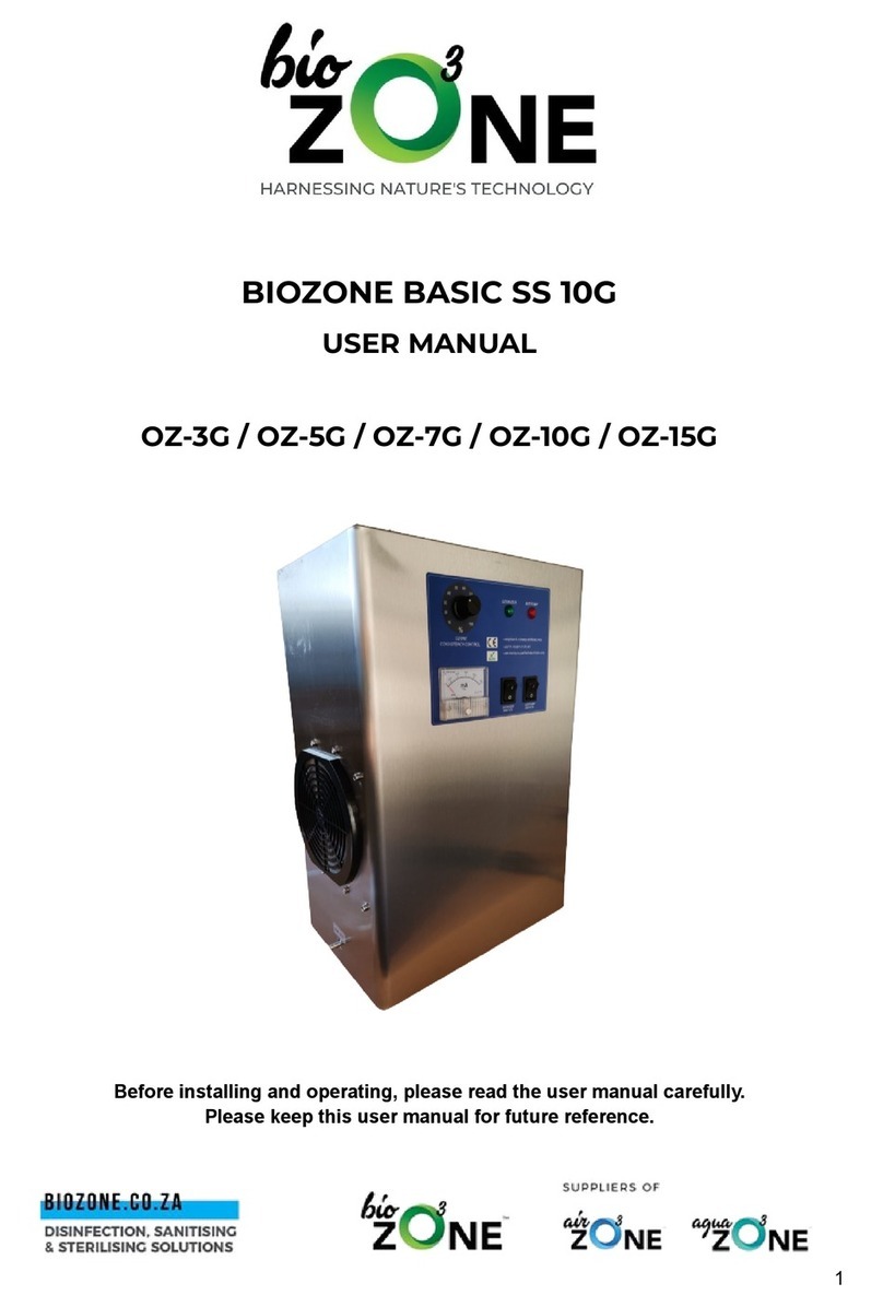 BioZone BASIC SS 10G Manuel utilisateur