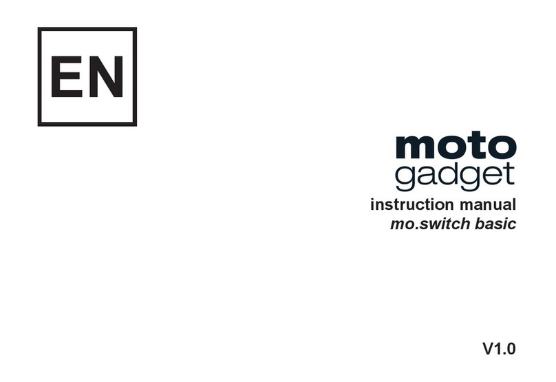 motogadget mo.switch basic Manuel utilisateur