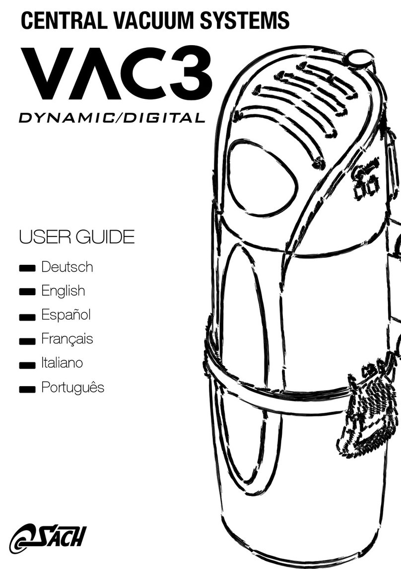 SACH VAC3 Manuel utilisateur
