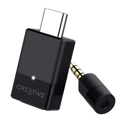 Creative BT-W3 Manuel utilisateur