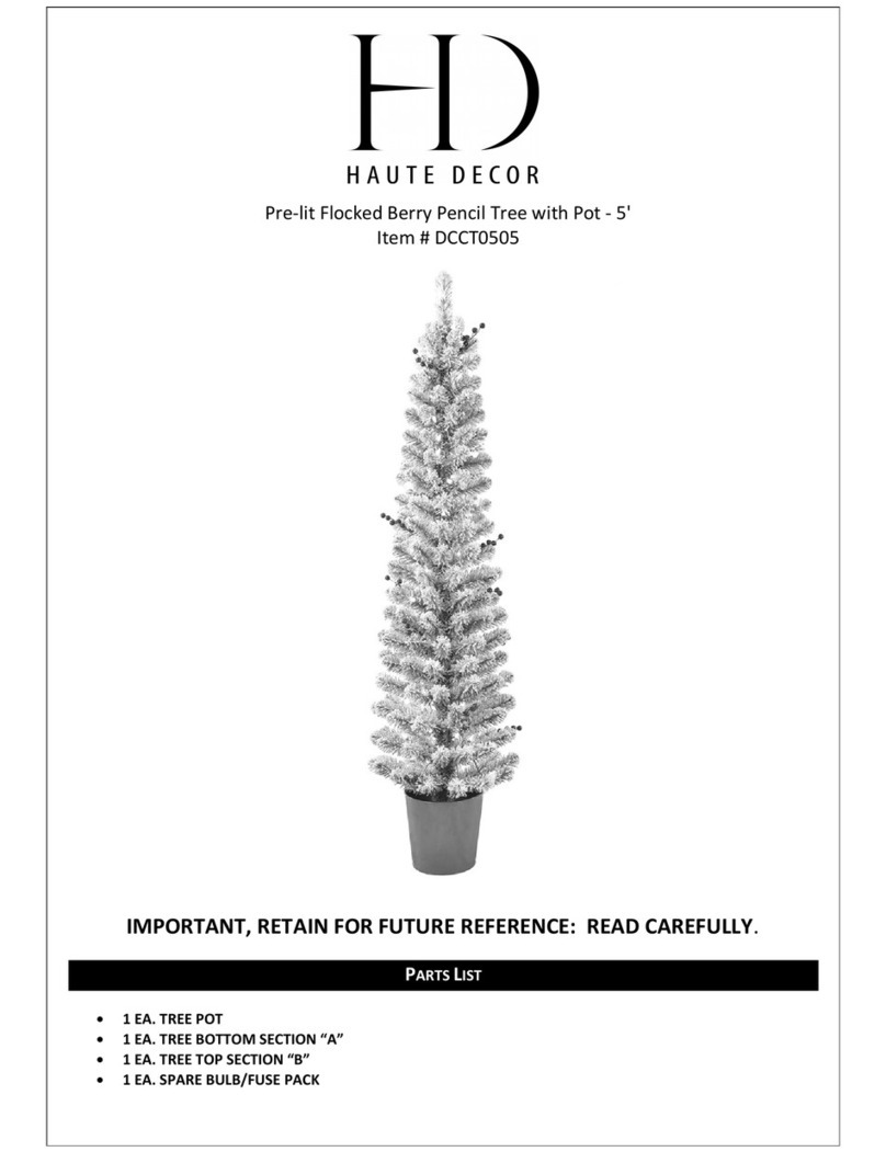 Haute Decor DCCT0505 Manuel utilisateur