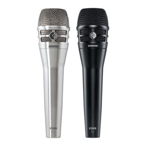 Shure KSM8 Dualdyne Manuel utilisateur