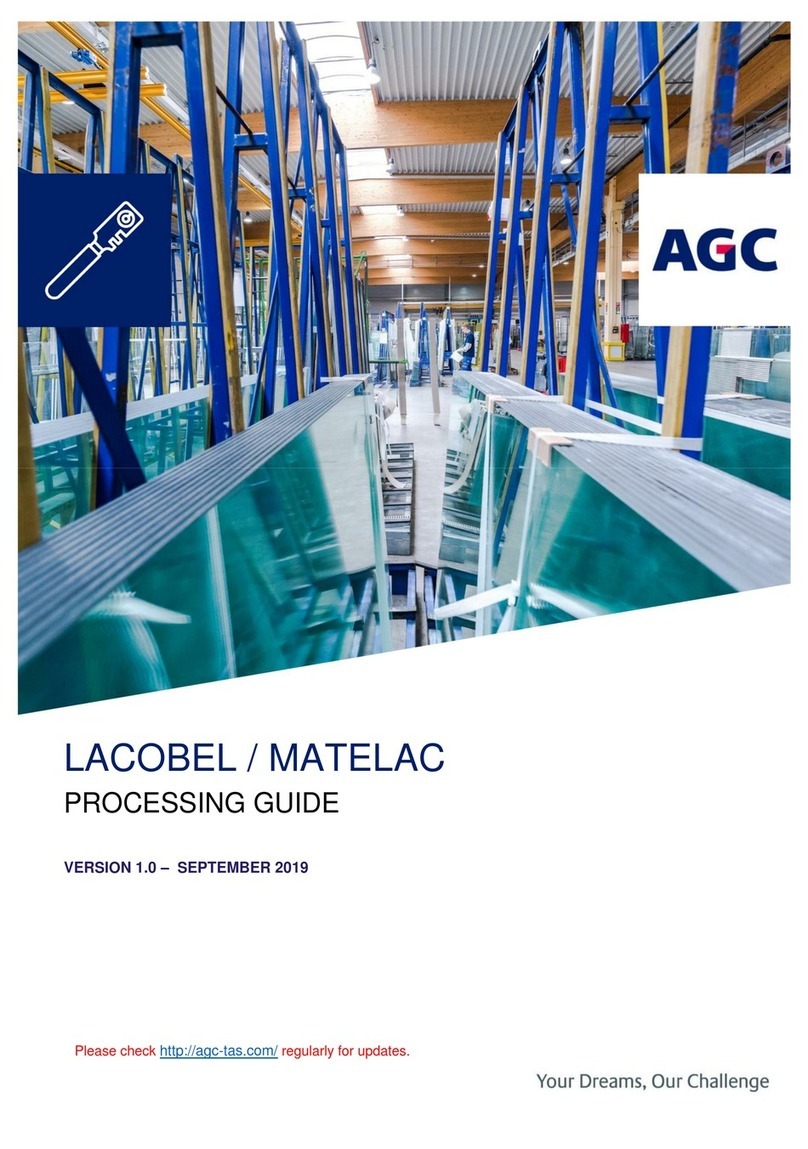 AGC LACOBEL Manuel utilisateur