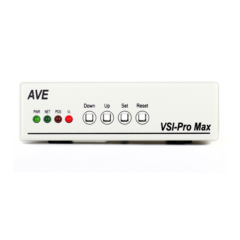 AVE Vsi-Pro Max Manuel utilisateur